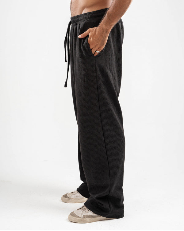 Ribbed Straight Pants