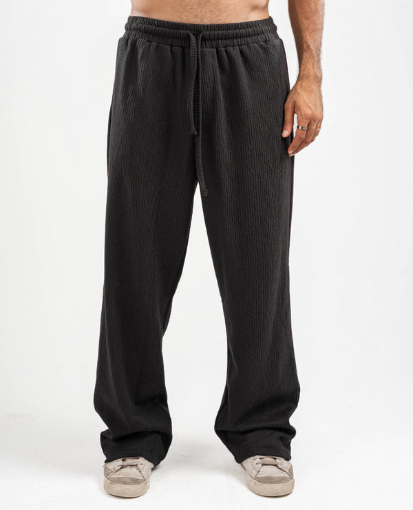 Ribbed Straight Pants