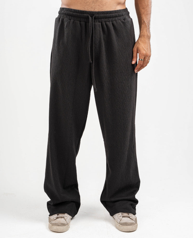 Ribbed Straight Pants